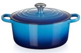 Le Creuset Br�ter rund 24cm 4,2l - Azure
