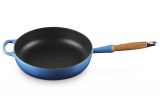 Le Creuset Bratpfanne mit Holzgriff 28cm - Azure