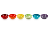 Le Creuset 6er-Set M�slischalen Rainbow III aus Steinzeug - Geschenkset