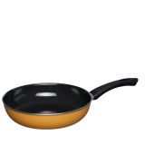 Riess Nouvelle Orange Emaille Pfanne 28