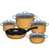 Riess Nouvelle Orange Geschirr-Set 5-tlg.