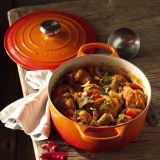 Le Creuset Br�ter rund hoch 24cm 5l - kirschrot