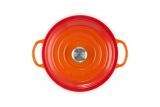 Le Creuset Stew Pot Signature rund 22 cm Ofenrot