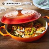 Le Creuset Stew Pot Signature rund 22 cm Ofenrot