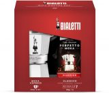 Bialetti Moka Express 6 Tassen + 250g Moka Classico gemahlen - Geschenkset