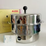 Alessi MMVAP Dampfgarer Edelstahl