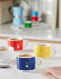 Bialetti Espresso-Tassen bunt mit Metallst�nder 6er Set