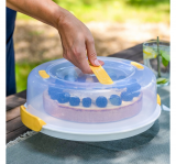 Tescoma K�hl-Kuchentransportbox & Servierbrett mit niedriger Haube DEL�CA � 34 cm