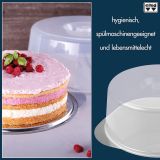 chg Tortenplatte mit Haube extra gro�