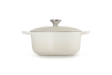 Le Creuset Br�ter rund 22cm 3,3l - meringue