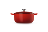 Le Creuset Br�ter rund 20cm 2,4l - kirschrot
