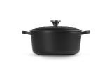 Le Creuset Br�ter rund 22cm 3,3l - schwarz