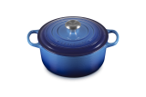 Le Creuset Br�ter rund 24cm 4,2l - azure blue