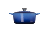 Le Creuset Br�ter rund 24cm 4,2l - azure blue