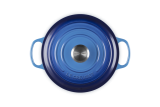 Le Creuset Br�ter rund 24cm 4,2l - azure blue