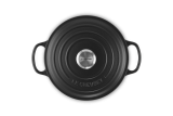 Le Creuset Br�ter rund 24cm 4,2l - schwarz