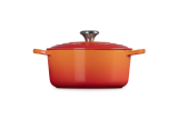 Le Creuset Br�ter rund 24cm 4,2l - ofenrot