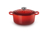 Le Creuset Br�ter rund 24cm 4,2l - kirschrot