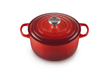 Le Creuset Br�ter rund 24cm 4,2l - kirschrot