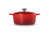 Le Creuset Br�ter rund 24cm 4,2l - kirschrot