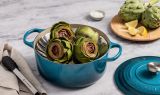 Le Creuset Br�ter rund 24cm 4,2l - deep teal