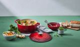 Le Creuset Br�ter rund 26cm 5,3l - kirschrot