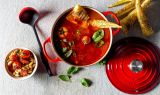 Le Creuset Br�ter rund 28cm 6,7l - kirschrot