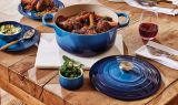 Le Creuset Br�ter rund 28cm 6,7l - azure blue