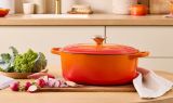 Le Creuset Br�ter oval 31cm 6,3l - ofenrot