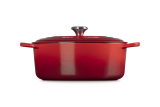 Le Creuset Br�ter oval 31cm 6,3l - kirschrot