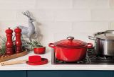 Le Creuset Br�ter oval 31cm 6,3l - kirschrot