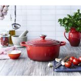 Le Creuset Br�ter rund 18cm 1,8l - kirschrot