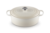 Le Creuset Br�ter oval 31cm 6,3l - Meringue