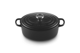 Le Creuset Br�ter oval 31cm 6,3l - schwarz