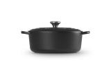 Le Creuset Br�ter oval 31cm 6,3l - schwarz