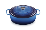 Le Creuset Br�ter oval 31cm 6,3l - azure blue