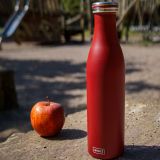 Lurch Isolierflasche Edelstahl 0,75l - bordeaux