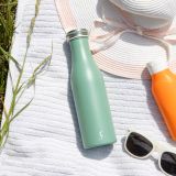 Lurch Isolierflasche Edelstahl 0,5l - dark salvia