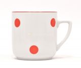 Kaffeebecher PETKA 0.40l rote Punkte