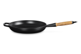 Le Creuset Bratpfanne mit Holzgriff 28cm - schwarz