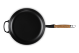 Le Creuset Bratpfanne mit Holzgriff 28cm - schwarz