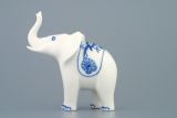 Zwiebelmuster Elefant 12cm - Original Bohemia Porzellan aus Dubi