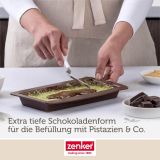 Zenker Schokoladenform Silikon Dubai-Schokolade 2er Set