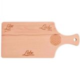 Biodora Schneidbrett Buche Blume des Lebens 32 x 14 cm