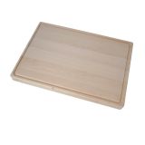 Schneidbrett / Tranchierbrett mit Saftrille 29 x 19 cm