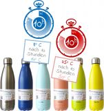 Doras Trinkflasche Edelstahl 0,5l - pink