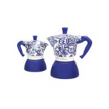 Bialetti Moka Express Induktion Dolce & Gabbana Blu Mediterraneo - 4 Tassen