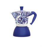 Bialetti Moka Express Induktion Dolce & Gabbana Blu Mediterraneo - 6 Tassen