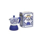 Bialetti Moka Express Induktion Dolce & Gabbana Blu Mediterraneo - 6 Tassen