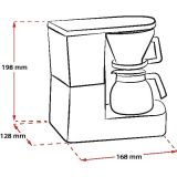 Melitta Aromaboy schwarz Filterkaffeemaschine mini